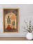Gift Botanical Art Dekoratif Retro Ahşap Tablo-1 1