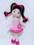 Toz Pembe Çitlembik Bebek Amigurumi Organik Oyuncak 1