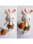 Bal Kabağı ve Tavşan Sunny Amigurumi Organik Oyuncak 3