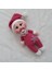 Pembe Emzikli Bebek Uyku Arkadaşı Amigurumi Organik Oyuncak 1