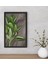 Gift Green Plant Dekoratif Ahşap Siyah Çerçeveli Tablo-4 1