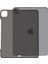 iPad Pro 12.9 2021 Kablosuz Şarj Uyumlu Silikon Tpu Soft Kılıf - Füme 1