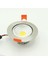 Saten Krom Sıva Altı Spot Cob LED Armatür 5W Trafolu 3