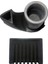 Wavy Beton Diş Fırçalık-Sabunluk Set (Siyah-Gri) 1