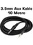 10M Aux Kablo 3.5 mm Erkek Erkek Stereo 10 Metre Ses Kablosu 2