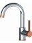 Gildo MTL165-K-R Tek Gövde Lavabo Bataryası Krom - Rose Gold 1