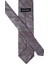 Gri Motif Desen Mendilli Klasik Kravat KK10527 2