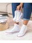 Uzun Beyaz Keten Spor Ayakkabı 2