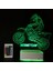 Sporculara Özel 3D Motocross 16 Renk Dekoratif LED Lamba 4