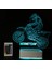 Sporculara Özel 3D Motocross 16 Renk Dekoratif LED Lamba 5