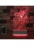 Özel Tasarım 3D Kılıç ve Kalkanlı Viking 16 Renk Dekoratif LED Lamba 5