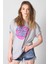 Mad Girls Gri Baskılı Tişört MG1149 1