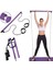 Gym Stick Egzersiz Çubuğu Sünger Kaplama Tutamaçlı Antrenman Pilates Çubuğu Mor 1