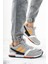 Gri Turuncu Sneaker 0012863 2