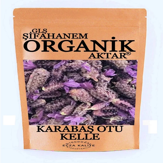 GLŞ Şifahanem Organik Aktar Karabaş Otu Kelle 100 gr  ( Bitkisi Kurusu Çayı )