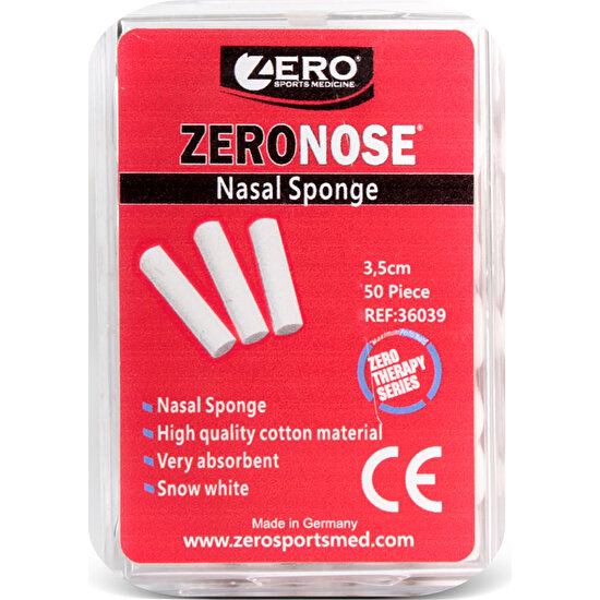 Zero Sports Med Zero Nose - Burun Tamponu 50'li
