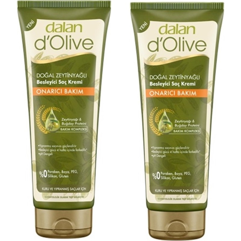 Dalan Dolive Zeytinyağlı Saç Kremi 200 ml x 2 Adet