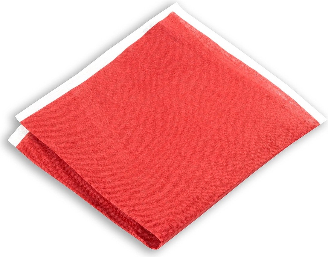 1001 Kravat Mor Renkli 33X33 cm Ölçülerinde Keten Cep Mendili