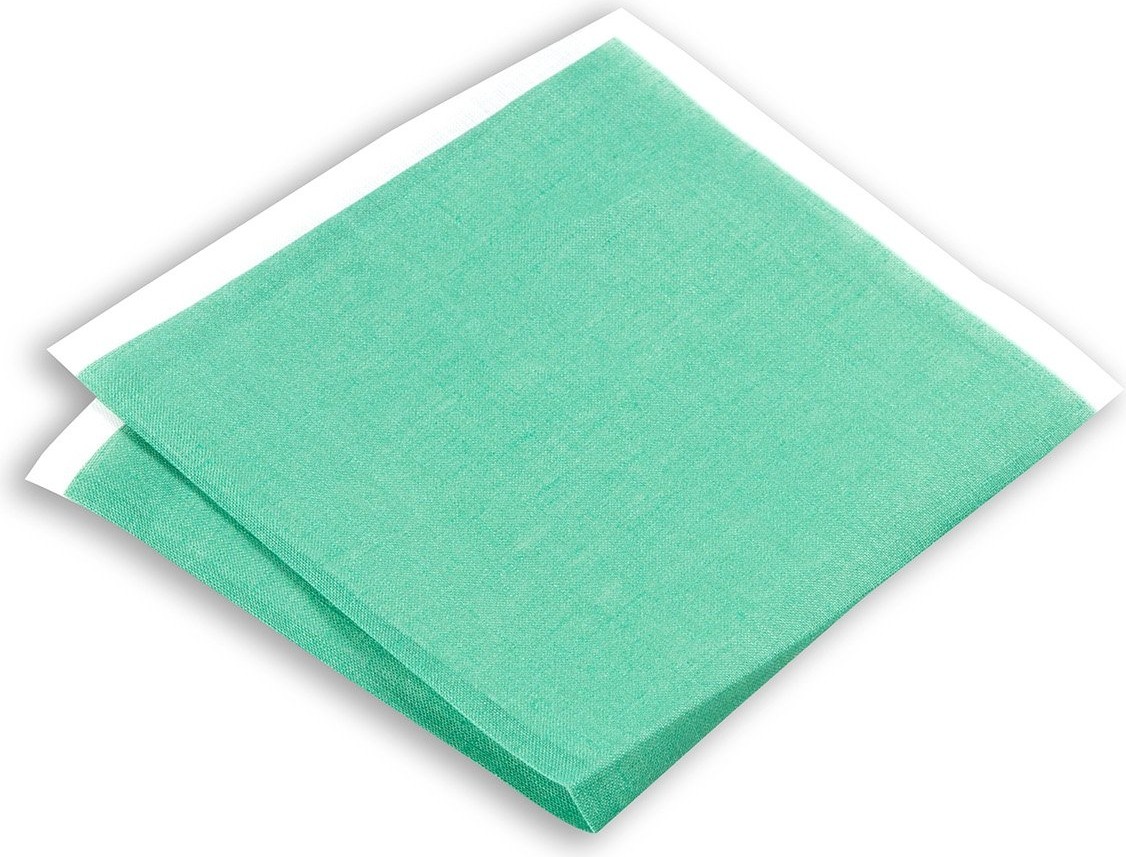 1001 Kravat Mor Renkli 33X33 cm Ölçülerinde Keten Cep Mendili görsel 3