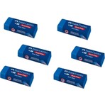 Faber-Castell Sınav Silgisi Mavi 6'lı