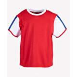 OZMOZ Renk Alternatifli Organik Erkek Çocuk T-Shirt Kırmızı