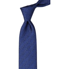 Kravatkolik Mavi Kum Desen Mendilli Klasik Kravat KK10604