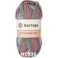 Kartopu Elite Wool Grande Prints El Örgü Ipi