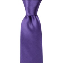1001 Kravat Lila Renkli 8 cm Genişliğinde Saten Kravat