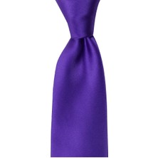 1001 Kravat Mor Renkli 8 cm Genişliğinde Kravat