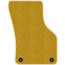 Tegin Nissan Micra 2002-2010 Sarı Halı Bej Kenar Baklava Topuk Halı Paspas