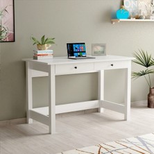 BMdekor Çalışma Masası Paris Beyaz