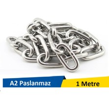 Nimaster Paslanmaz Inox Zincir 5 mm