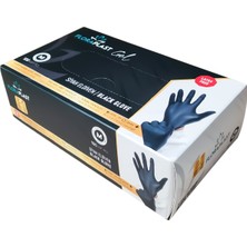 Floraplast Glove L Beden Tpe/pe Poşet Siyah Elastik Eldiven 100 Adet