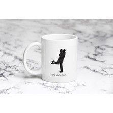 Pazariz Sevgililer Günü Seni Seviyorum Model 3 Kupa Bardak