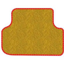 Tegin Opel Insignia 2013-2017 Sarı Halı Kırmızı Kenar Petek Topuk Halı Paspas