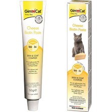 Gimcat Peynirli Biyotinli Güzellik Macunu 50 gr Kedi Ödülleri İçin Yaşlılar ve Yavru Kediler