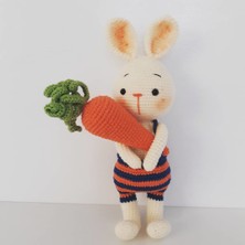 Oyuncak Park Tavşan Sunny ve Havucu Amigurumi Organik Oyuncak