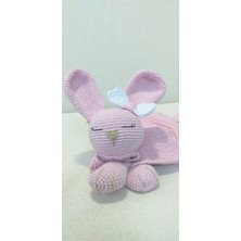 Oyuncak Park Şirin Uykucu Tavşan Uyku Arkadaşı Amigurumi Organik Oyuncak