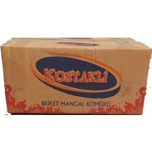 Kostaklı Mangal Kömürü 10 Kg. Delikli Briket Piknik Mangal Kömürü