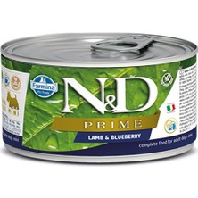 N&D Kuzu Etli ve Yaban Mersinli Köpek Konservesi 140 gr