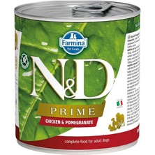 N&D Tavuk ve Narlı Yetişkin Köpek Konservesi 285 gr