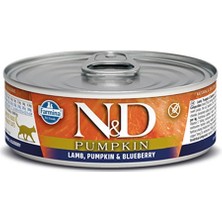 N&d Balkabaklı Kuzu Eti ve Yaban Mersinli Kedi Konservesi 80 gr