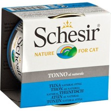 Schesir Ton Balıklı Naturel Kedi Konservesi 85 gr