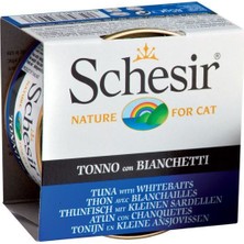 Schesir Ton ve Ringa Balıklı Jöleli Kedi Konservesi 85 gr