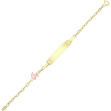 İryum 14 Ayar Minik Ördek Çocuk Künye W4B29043