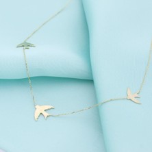 İryum 14 Ayar Altın Kolye