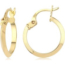 İryum 14 Ayar Halka Küpe (9. Model 1. Boy)