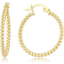 İryum 14 Ayar Halka Küpe