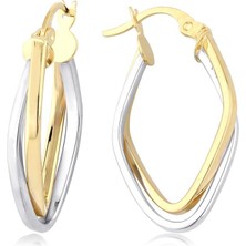 İryum 14 Ayar Halka Küpe