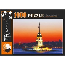 TH Games Puzzle 1000 Parça Istanbul Kız Kulesi Th Games